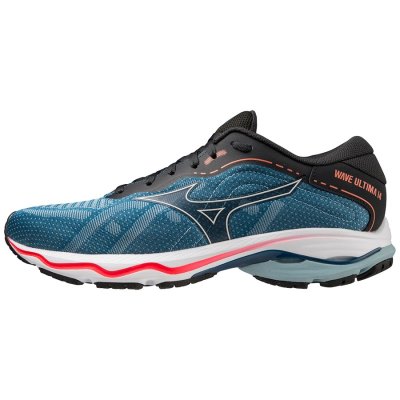 Zapatillas Para Correr Mizuno WAVE Ultima 14 Hombre - Azules / Negros / Coral - Chile M190DNTSBU